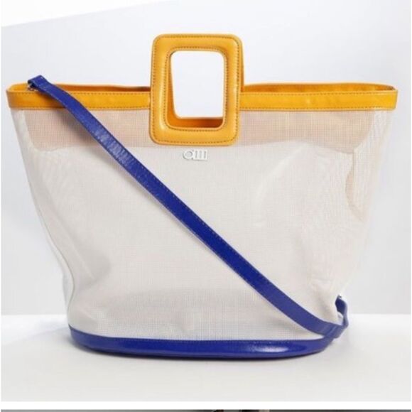 SOLID & STRIPED Handbags - Solid & Striped // The Cleo Woven Mesh Bag / Tote